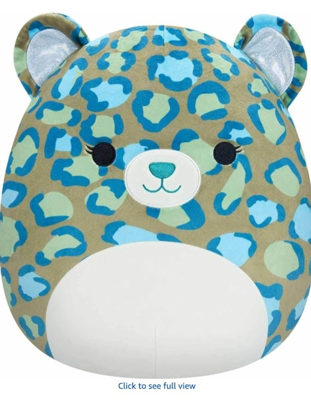 Squishmallows SQCR04131 12", Enos-Dark Green Leopard